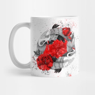 Enfolding wings Mug